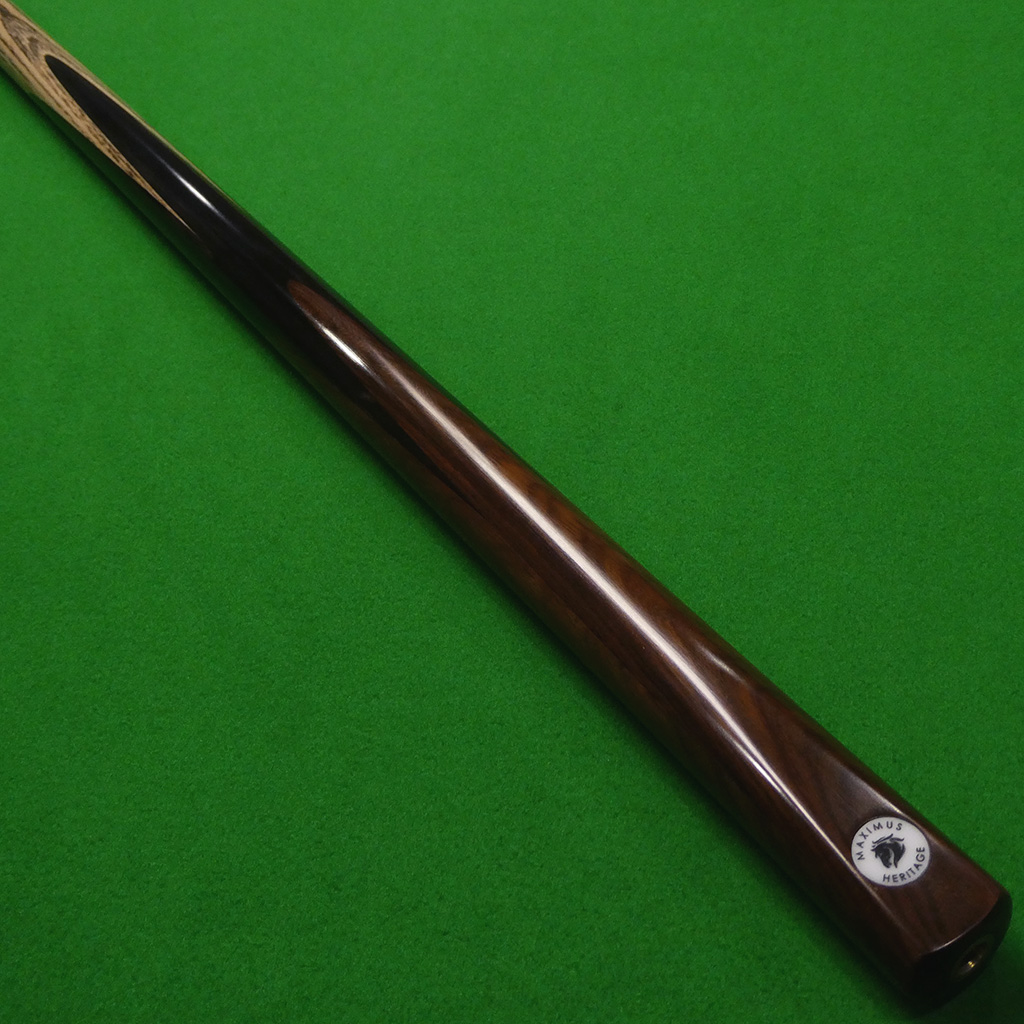 1pc Maximus Heritage Snooker cue - Hand Spliced Ash, Ebony & Siam (B)
