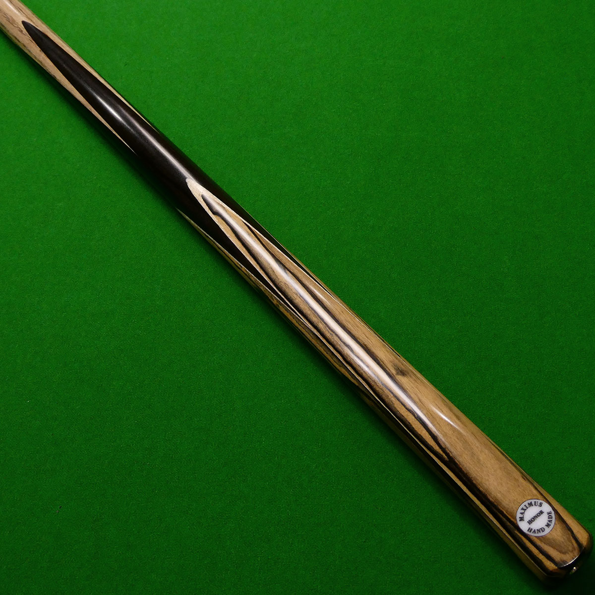 1pc Maximus Honor snooker cue - Ash, Ebony & Pale Moon