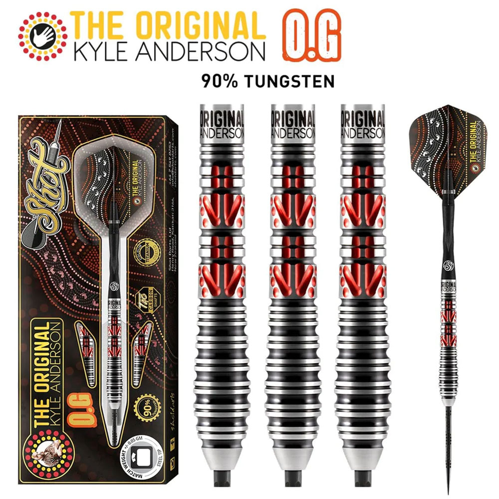 Kyle Anderson O.G The Original Steel Tip Darts Set