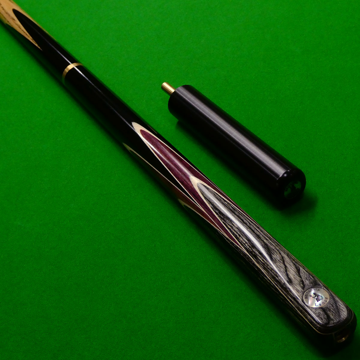 3/4 Hand Spliced Lance Snooker cue + Mini butt