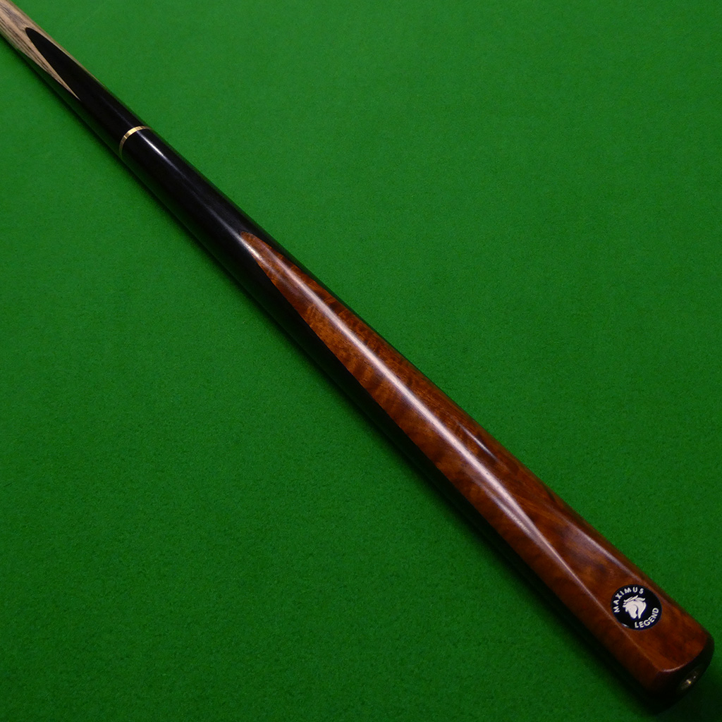 3/4 Maximus Legend Snooker cue - Ash, Ebony & Asian Snake (A)