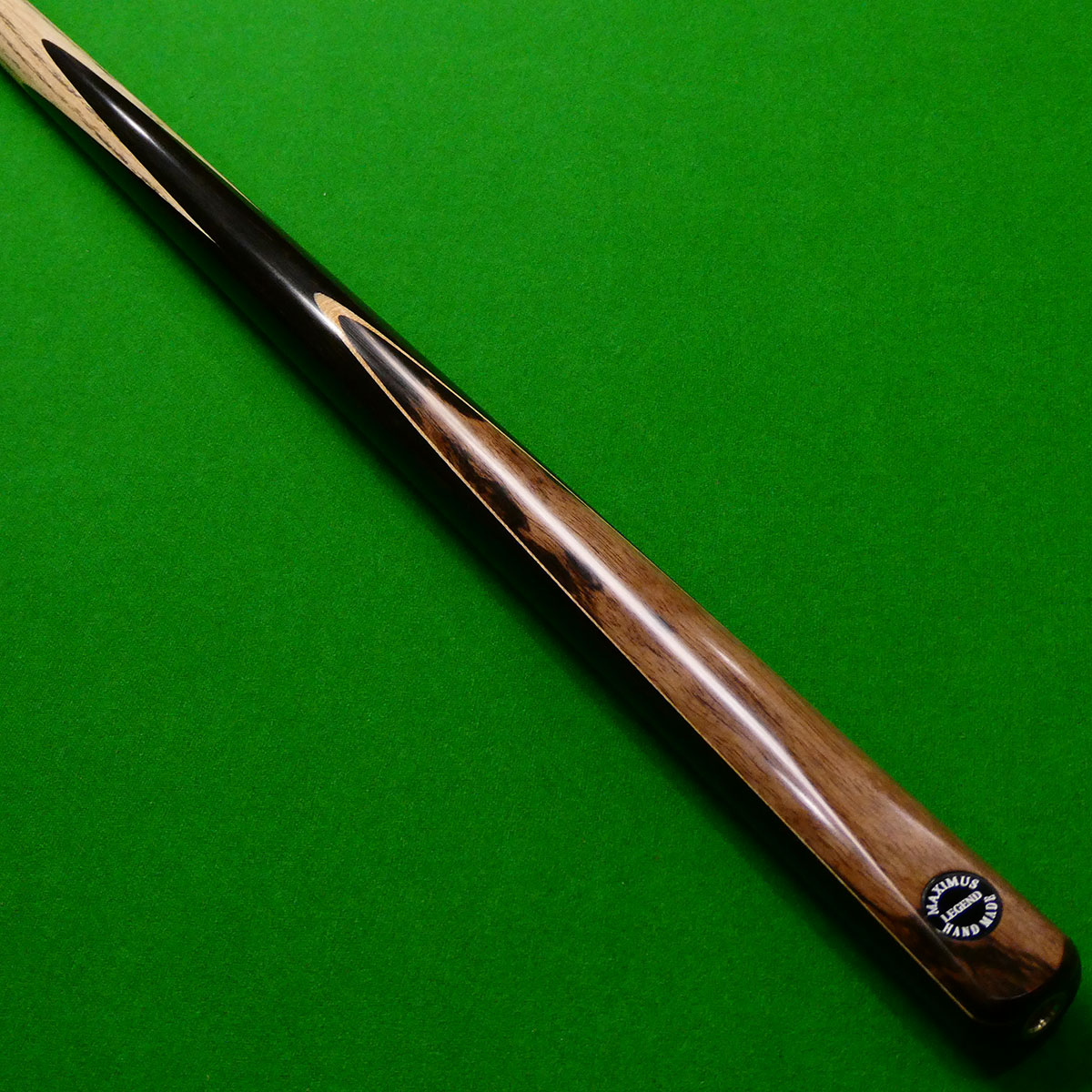 1pc Maximus Legend pool cue - Ash, Ebony & Macassar (B)