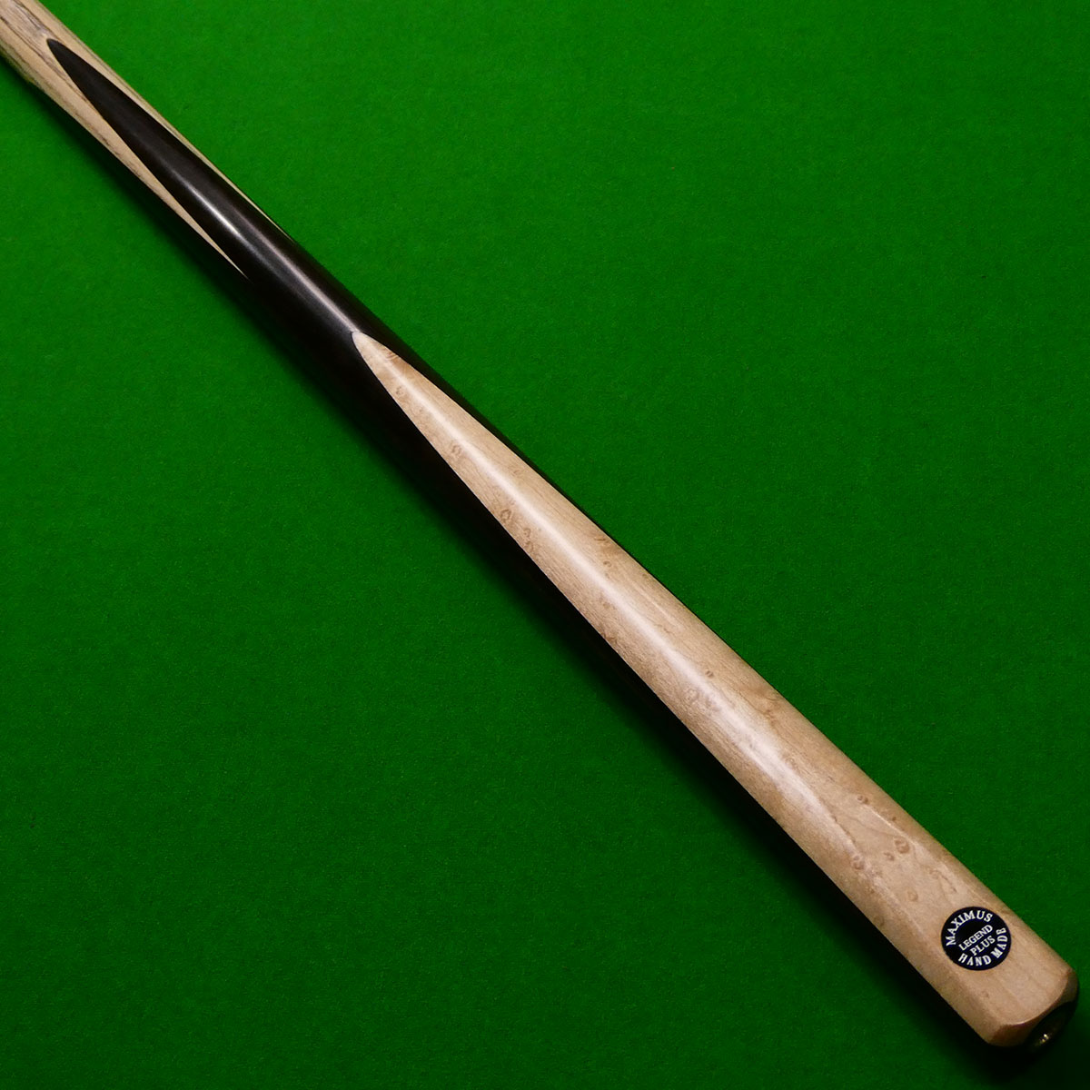 1pc Maximus Legend Plus snooker cue, Premium Ash, Ebony & Birdseye Maple