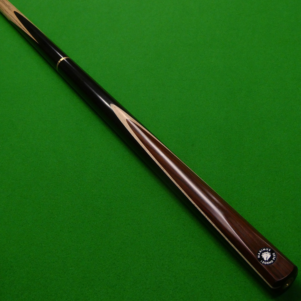 3/4 Maximus Legend Plus snooker cue - Ash, Ebony & Rose (B)