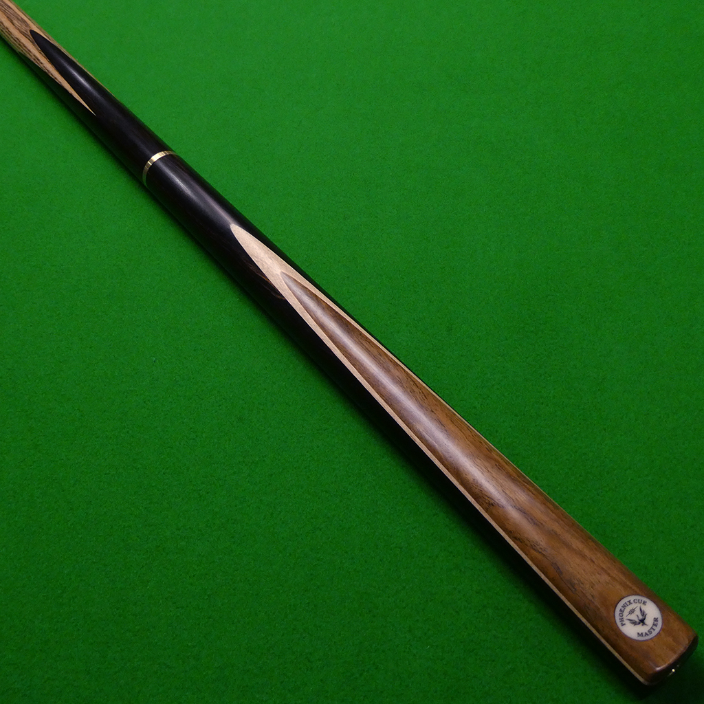 3/4 Master cue M21 Hand spliced cue Ash, Ebony & Ovangkol (A)