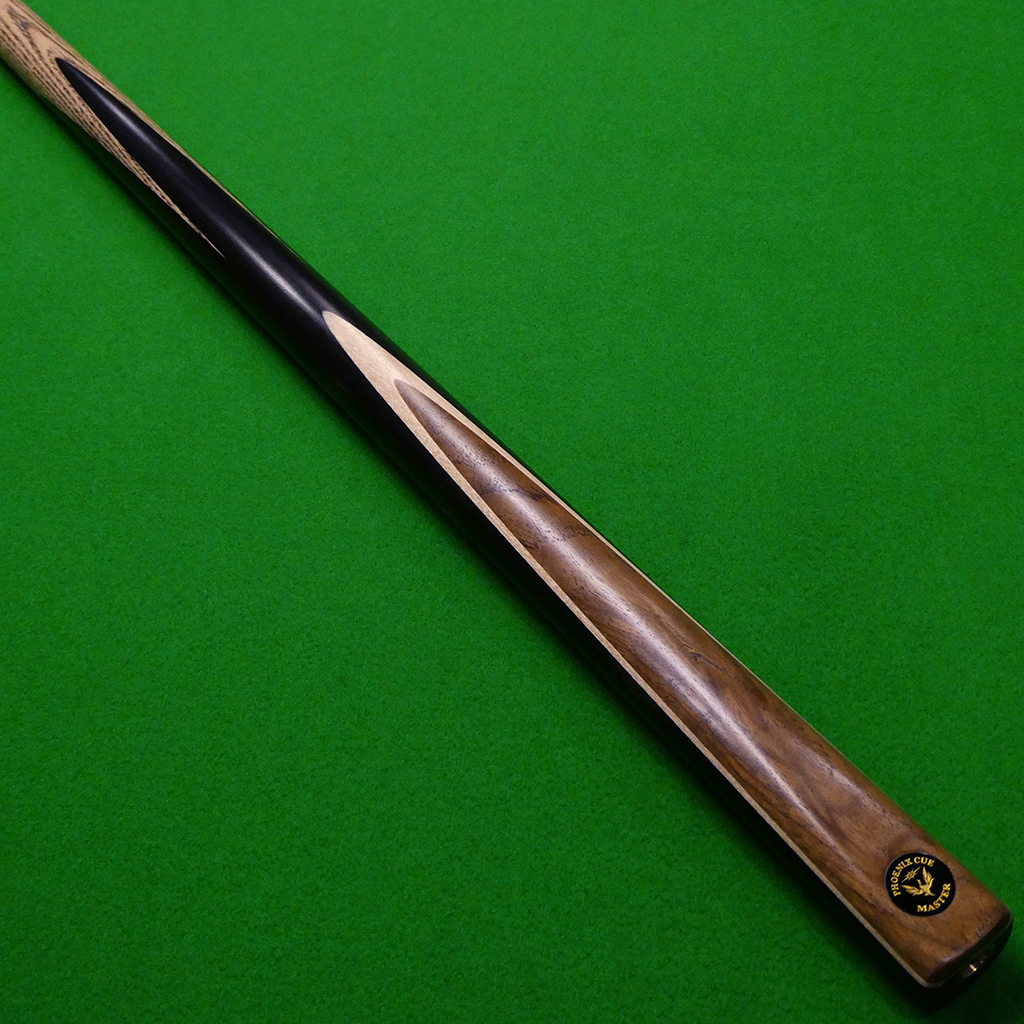 1pc Master cue M21 Hand spliced cue Ash, Ebony & Ovangkol (B)