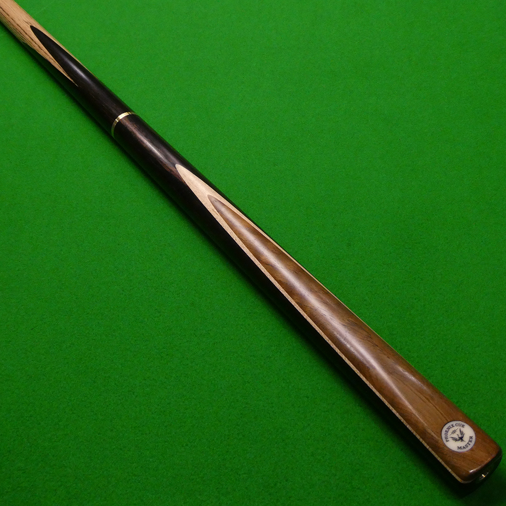 3/4 Master cue M21 Hand spliced cue Ash, Ebony & Ovangkol (B)