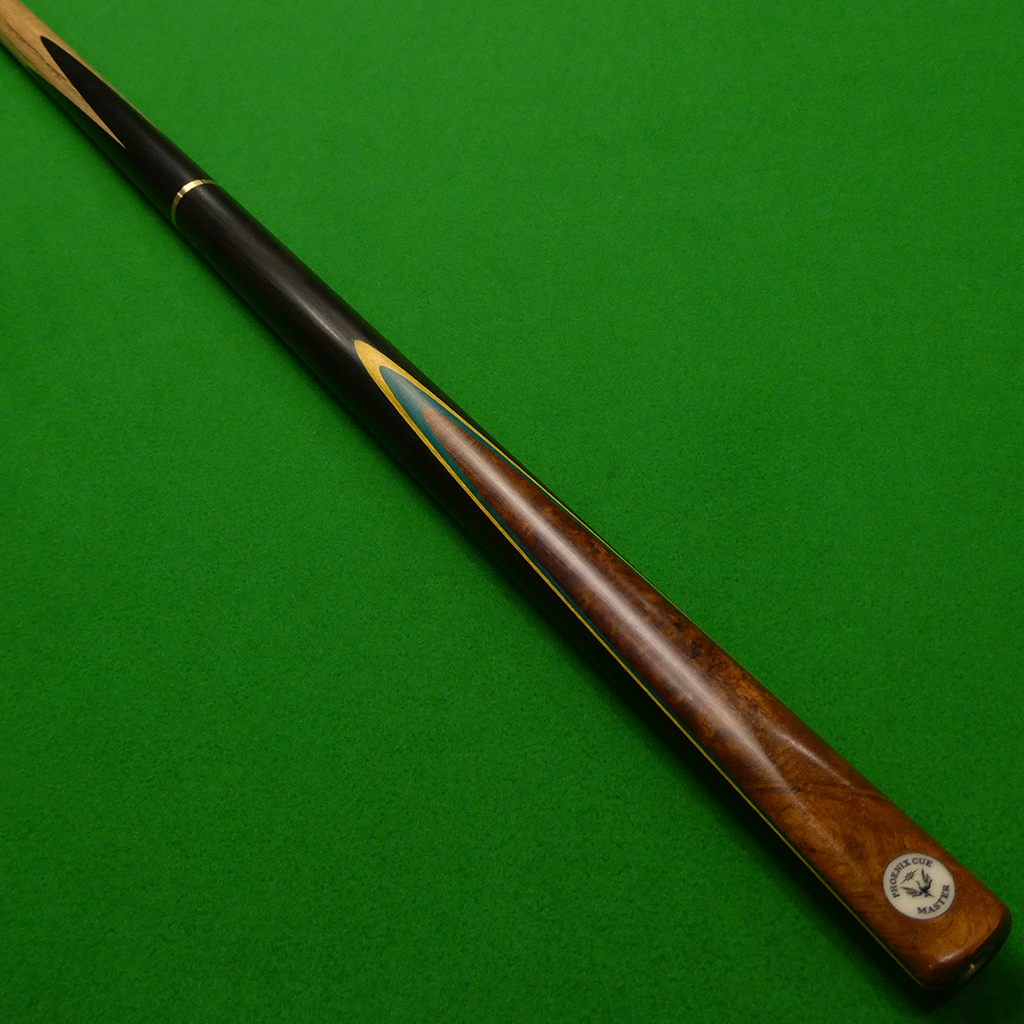 3/4 Master cue M8 Hand spliced cue Ash, Ebony & Amboyna (B)