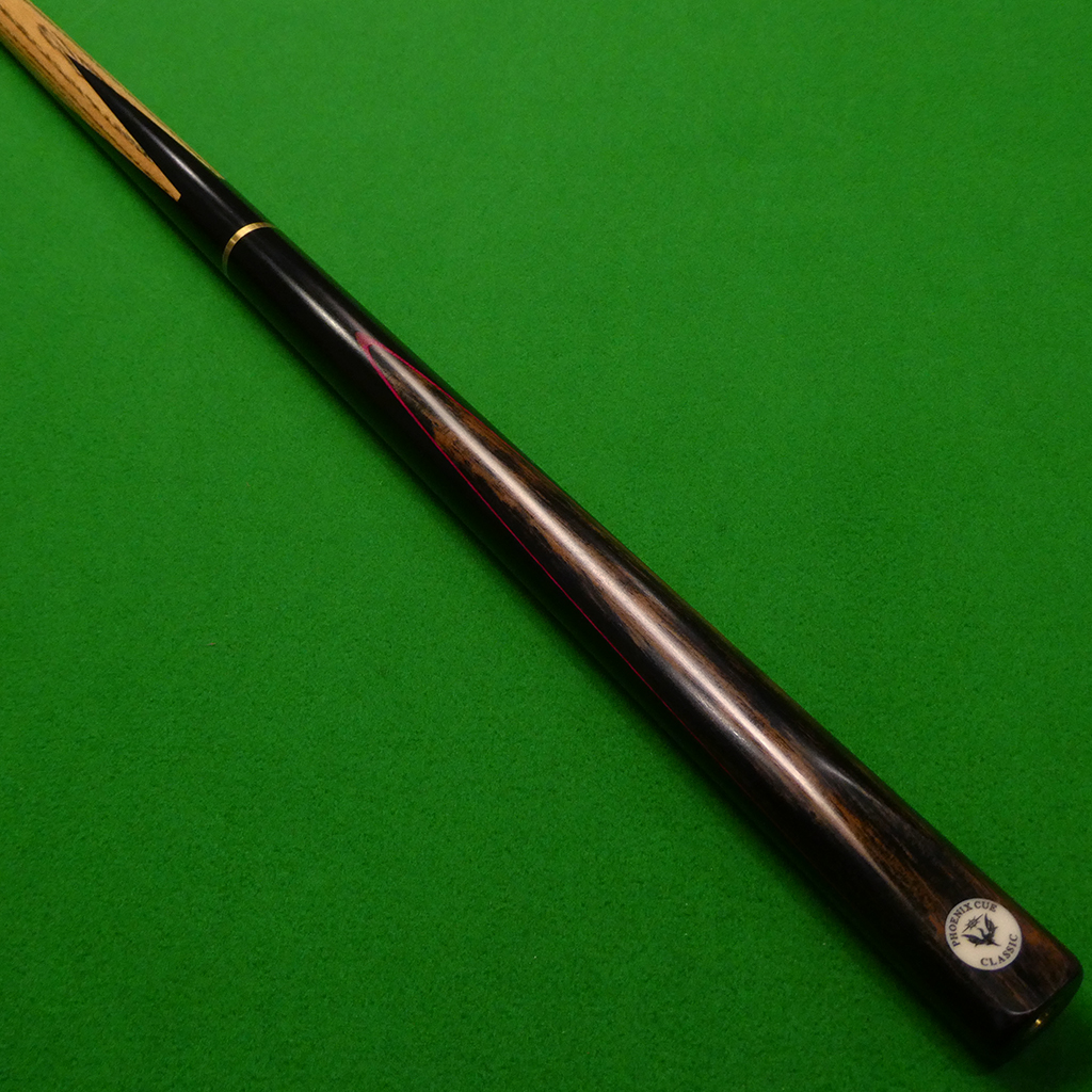 3/4 Phoenix Classic cue Ebony & Macassar Red (L)