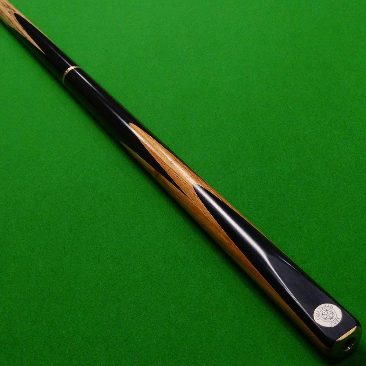 3/4 Craftsman Majestic Snooker cue (A) - Hand Spliced - Tulip wood