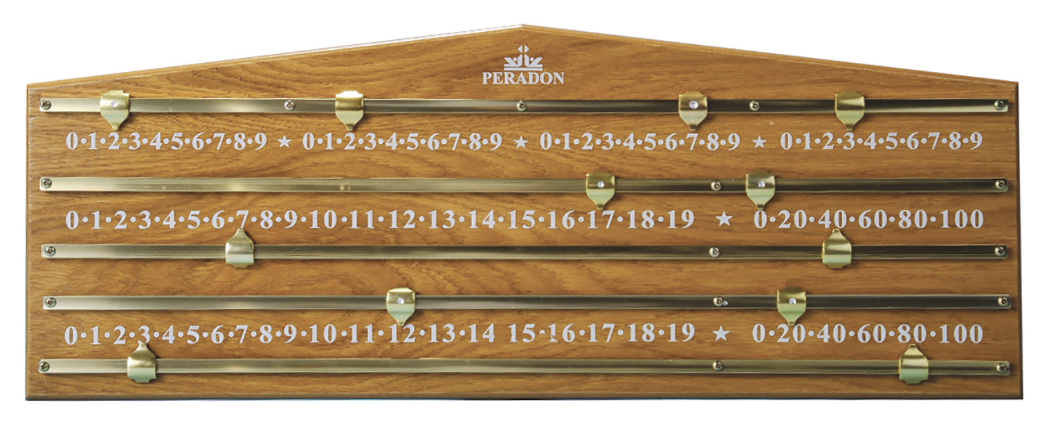 Snooker Marking Board / Scoreboard Oak 30