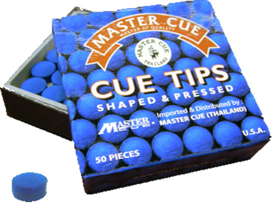1 x Master Cue Pressed tip - Made in U.S.A