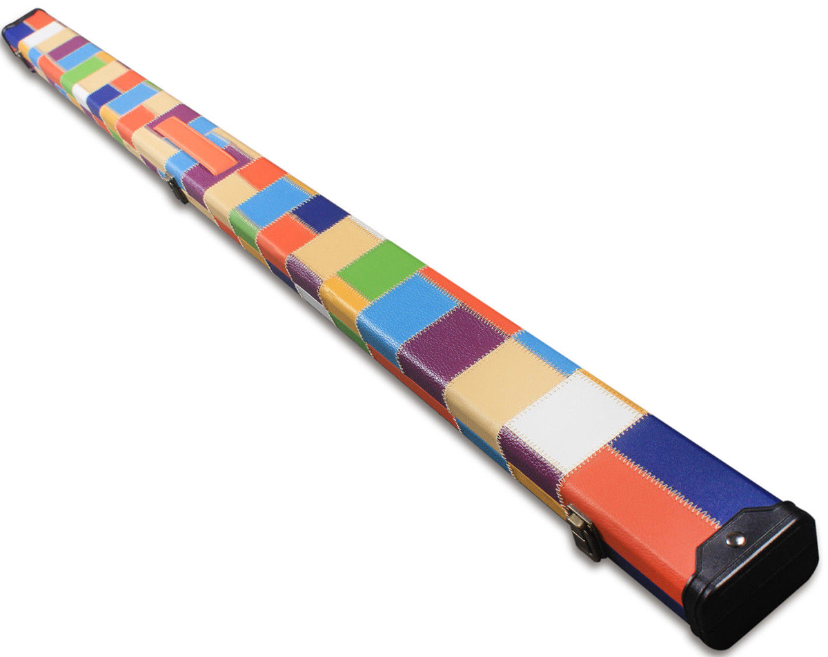 3/4 Patchwork cue case Multi coloured