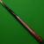 3/4 Master cue M2 Hand spliced cue Ash, Ebony & Afzelia Burr (A) - view 1