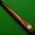 3/4 Craftsman Century cue - Hand Spliced Ash, Ebony & Rose (C) - view 3