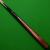 3/4 Master cue M19 Hand spliced cue Maple, Ebony & Afzelia burr (A) - view 1