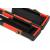 3/4 Baize Master Black & Red Patchwork cue case - view 4