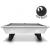 Cry Wolf - Slate Bed Pool Table - Gloss White - view 4