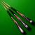 3/4 Taylor GT10 Hand Spliced Snooker cue + Mini Butt - view 7