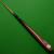 3/4 Craftsman Century cue - Hand Spliced Ash, Ebony & Rose (A) - view 7