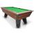 Cry Wolf - Slate Bed Pool Table - Dark Walnut - view 2