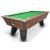 Cry Wolf - Slate Bed Pool Table - Dark Walnut - view 1