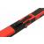 3/4 Baize Master Black & Red Patchwork cue case - view 3