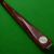 3/4 Craftsman Century cue - Hand Spliced Ash, Ebony & Rose (D) - view 3