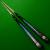 3/4 Taylor Elegance 001 Hand Spliced Snooker cue + Mini Butt - view 5