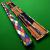 1pc Multi Coloured Diamond cue case - view 1