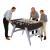 Garlando Football Table G-5000 Wenge - Telescopic Rods - Glass Playing Field - view 5