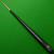 1 x 1pc Cannon Black snooker cue, rack cue - club cue - view 1