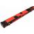 3/4 Baize Master Black & Red Patchwork cue case - view 2