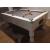 Turned Leg - Slate Bed Pool Table - Gloss White - view 1