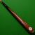 3/4 Craftsman Century cue - Hand Spliced Ash, Ebony & Rose (C) - view 2