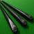 3 x 1pc Cannon Black snooker cues, rack cues - club cues - view 4