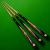 3/4 Taylor GT10 Hand Spliced Snooker cue + Mini Butt - view 6