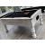 Turned Leg - Slate Bed Pool Table - Gloss White - view 2