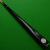 3/4 Craftsman Panther cue - Hand Spliced - Ash & Ebony (B) - view 2