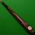 3/4 Craftsman Century cue - Hand Spliced Ash, Ebony & Rose (D) - view 2