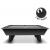 Cry Wolf - Slate Bed Pool Table - Matt Black - view 4
