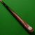 3/4 Craftsman Century cue - Hand Spliced Ash, Ebony & Rose (A) - view 2