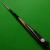 3/4 Maximus Ultimate cue 3775 with Ultimate Ash shaft, Ebony & Tabac burl - view 7