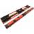 3/4 Baize Master Black & Red Patchwork cue case - view 1