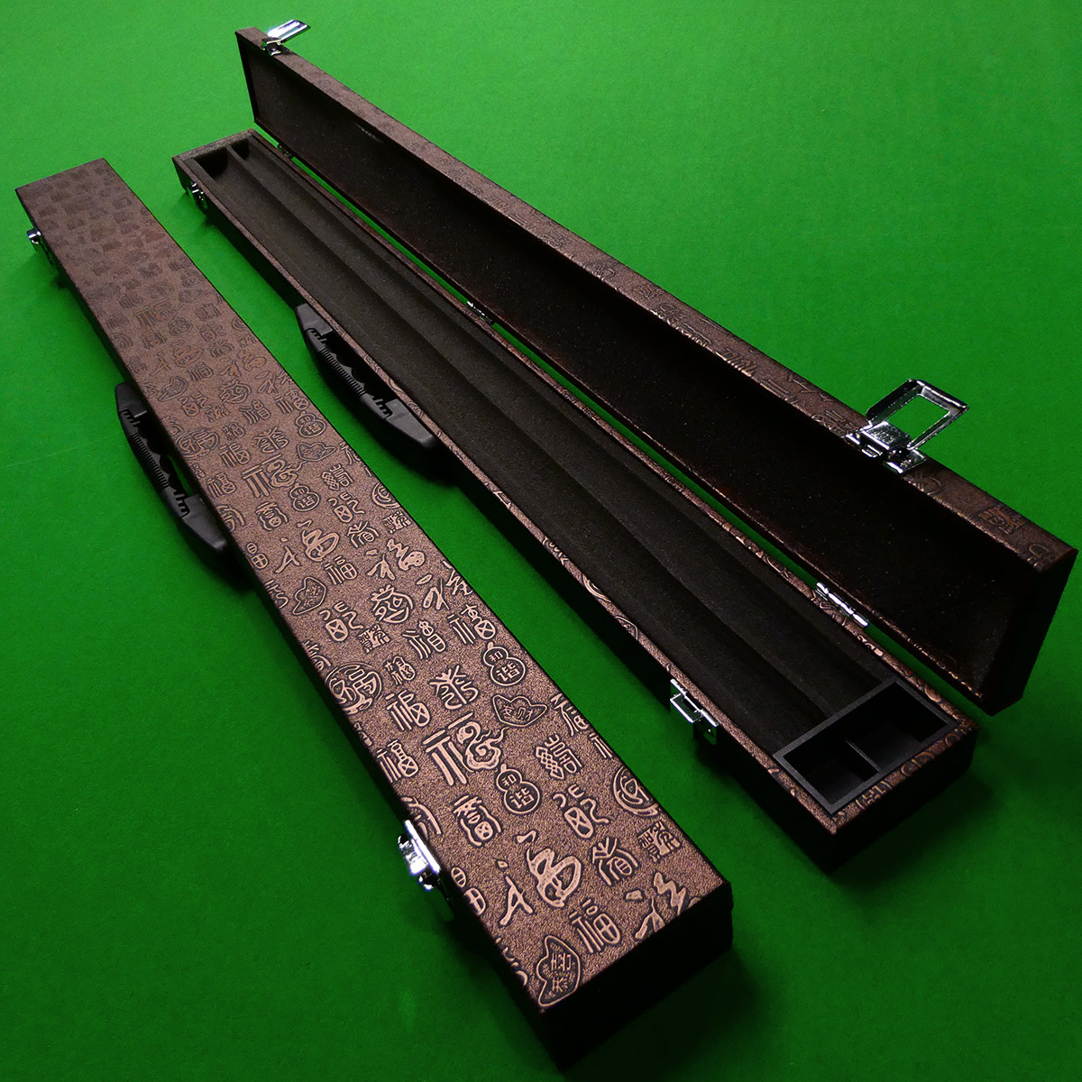 2pc Rexine cue case Oriental