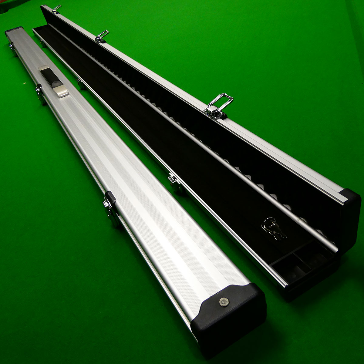 1pc Pro Lock Aluminium cue case Silver
