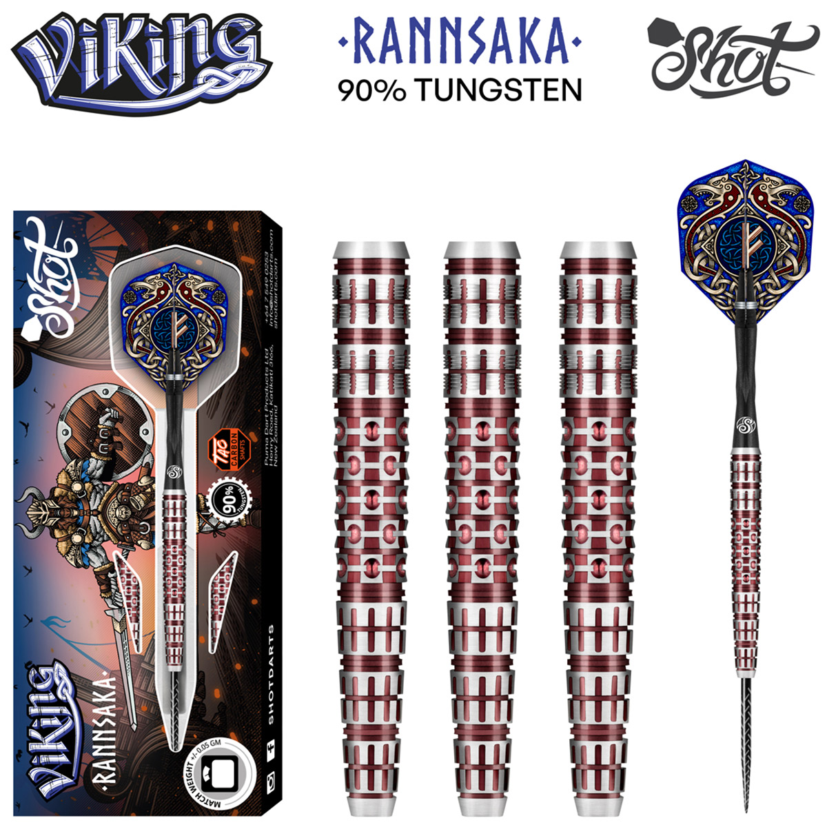 Viking Rannsaka Steel Tip Darts Set