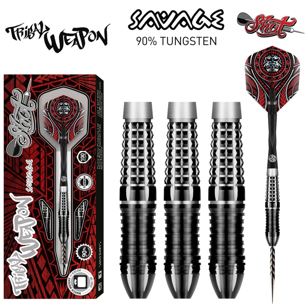 Tribal Weapon Savage Steel Tip Darts Set