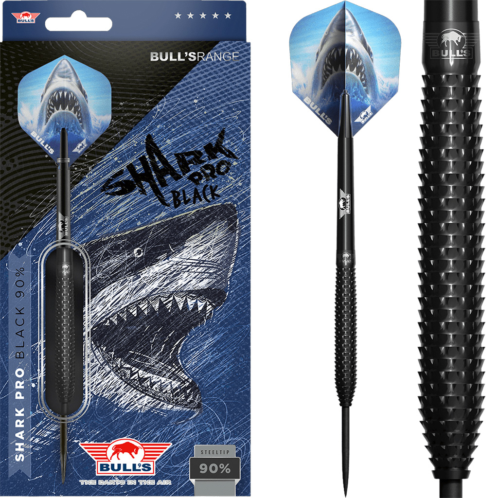 Shark Pro Black darts set 90% Tungsten
