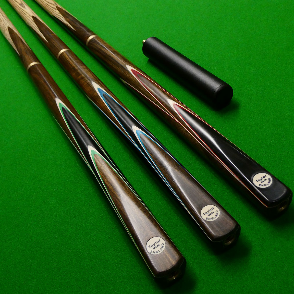 3/4 Taylor Rosewood Hand Spliced Snooker cue + Mini Butt